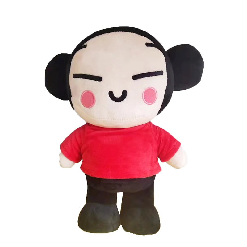 2pcs Pucca and Garu Plush Toy Chinese Cartoon Doll Stuffed Figure Sleeping Pillow Wedding Couple Kids Children Birthday Fan Gift