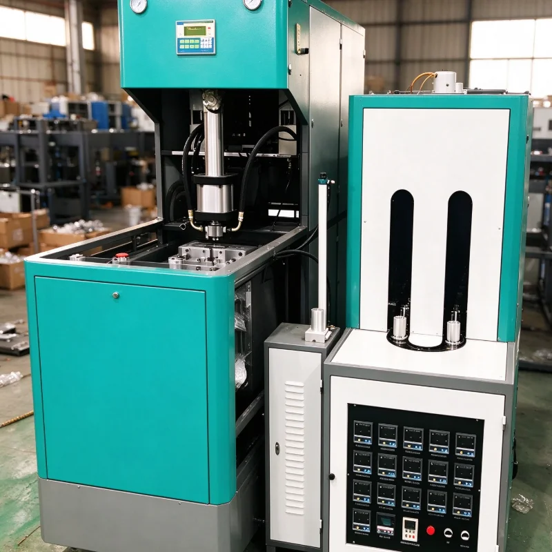 Customized Semi Automatic PET Bottle Blowing Machine, Supports 5L & 10L Plastic Bottle Forming Production
