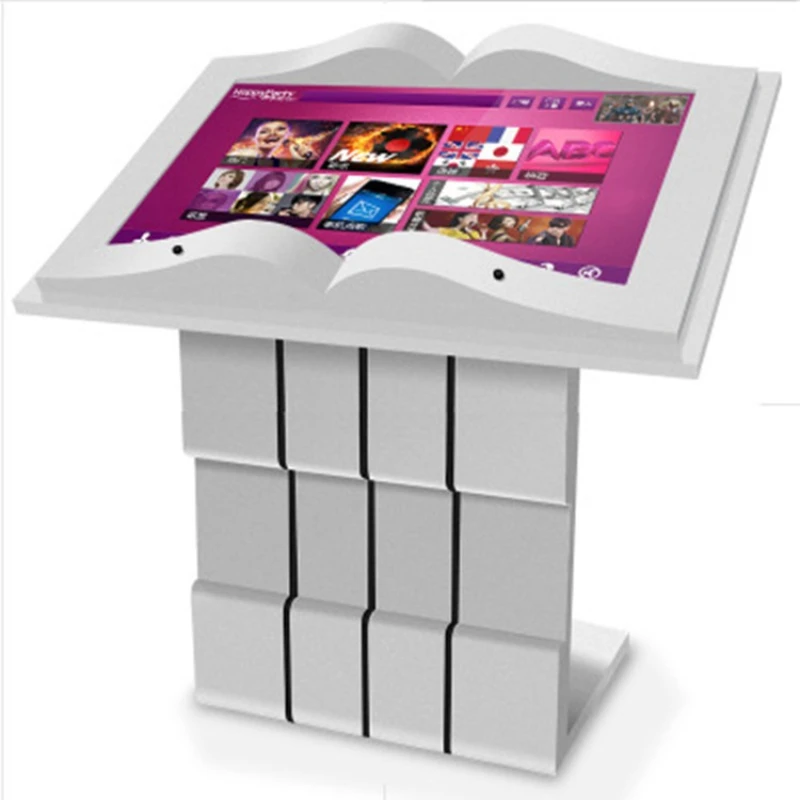 43-Inch horizontal touch all-in-one machine library electronic media flip machine touch infrared sensor flip machine