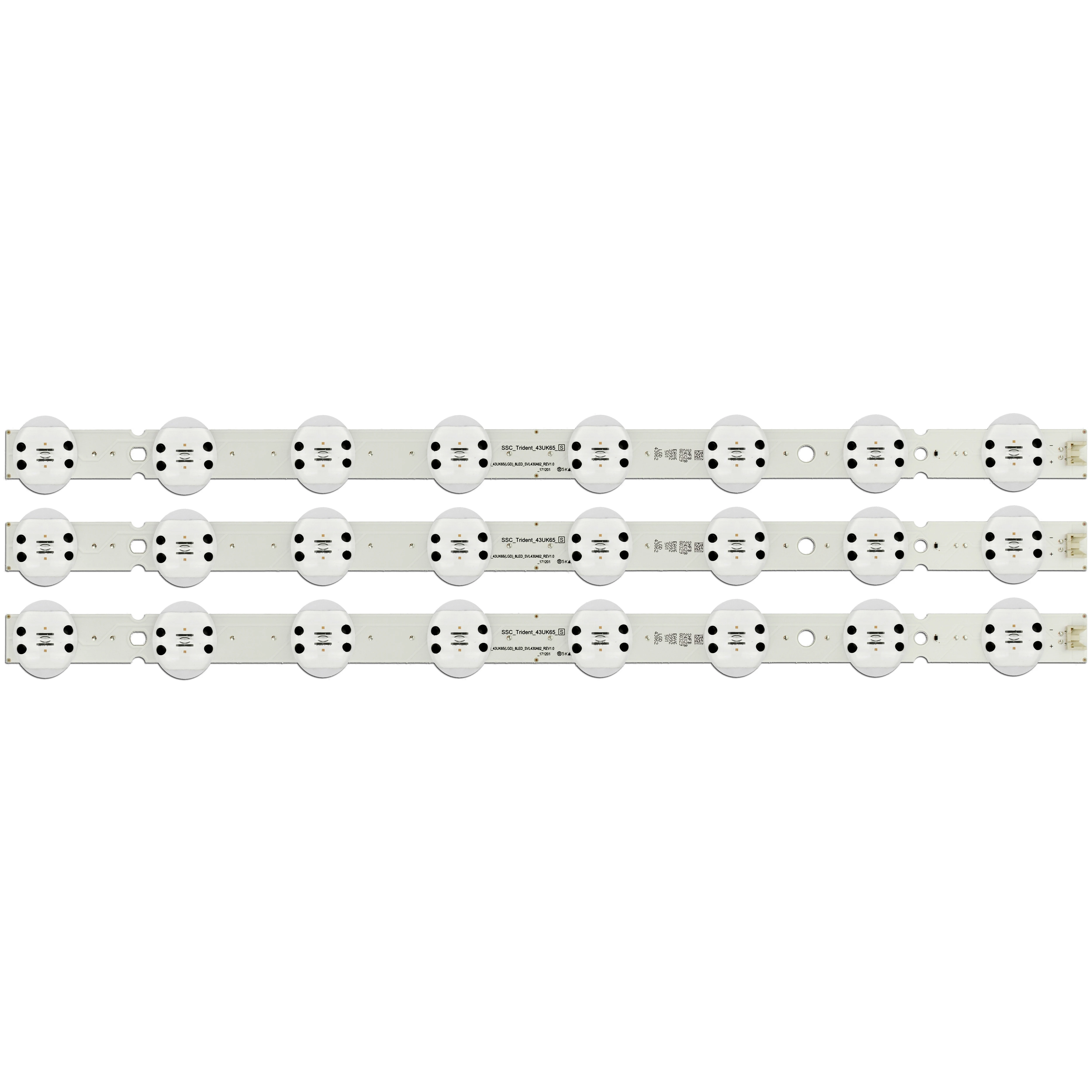 LED For 43UK6500 43UK6750 43UK6500AUA 43UK6500MLA 43UK6500PLA 43UK6500PLB 43UK6510PLB 43UK6500PLC HC430DQG-SLUR2 HC430DQG-SLUR1