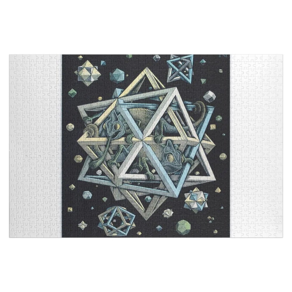 

Пазл с картинами Эшера, деревянный, с персонализированным фото, для взрослых и детей, на заказ, в подарок