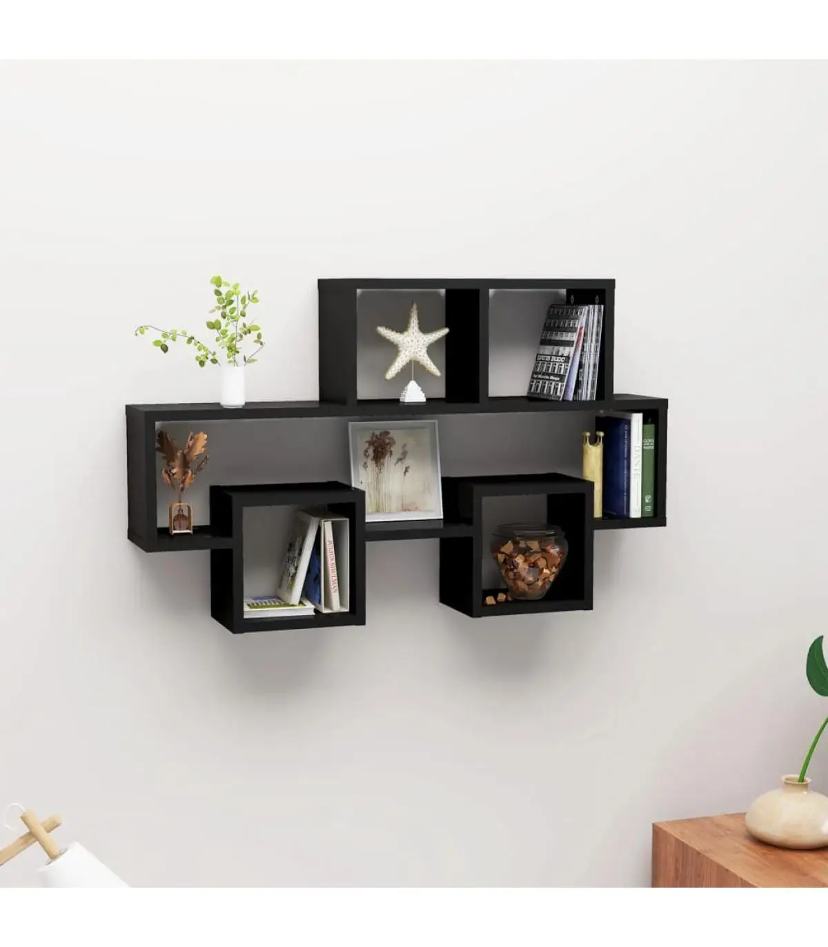 Shelves and shelving wall rack car shape plywood 82x15x51cm