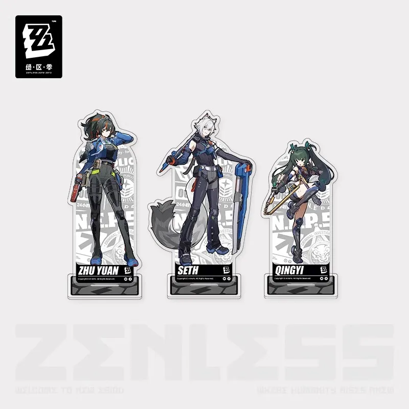 [Genuine] Game Zenless Zone Zero Derivatives Cosplay   Criminal Investigation Special Response Team Acrylic Standing Anime Gifts