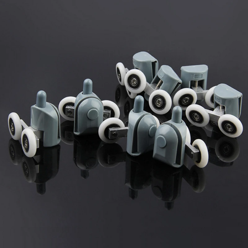 Zinc alloy double shower door roller wheel runner/pulleys/rollers/wheels bearing diameter 19mm/20mm/23mm/25mm/27mm