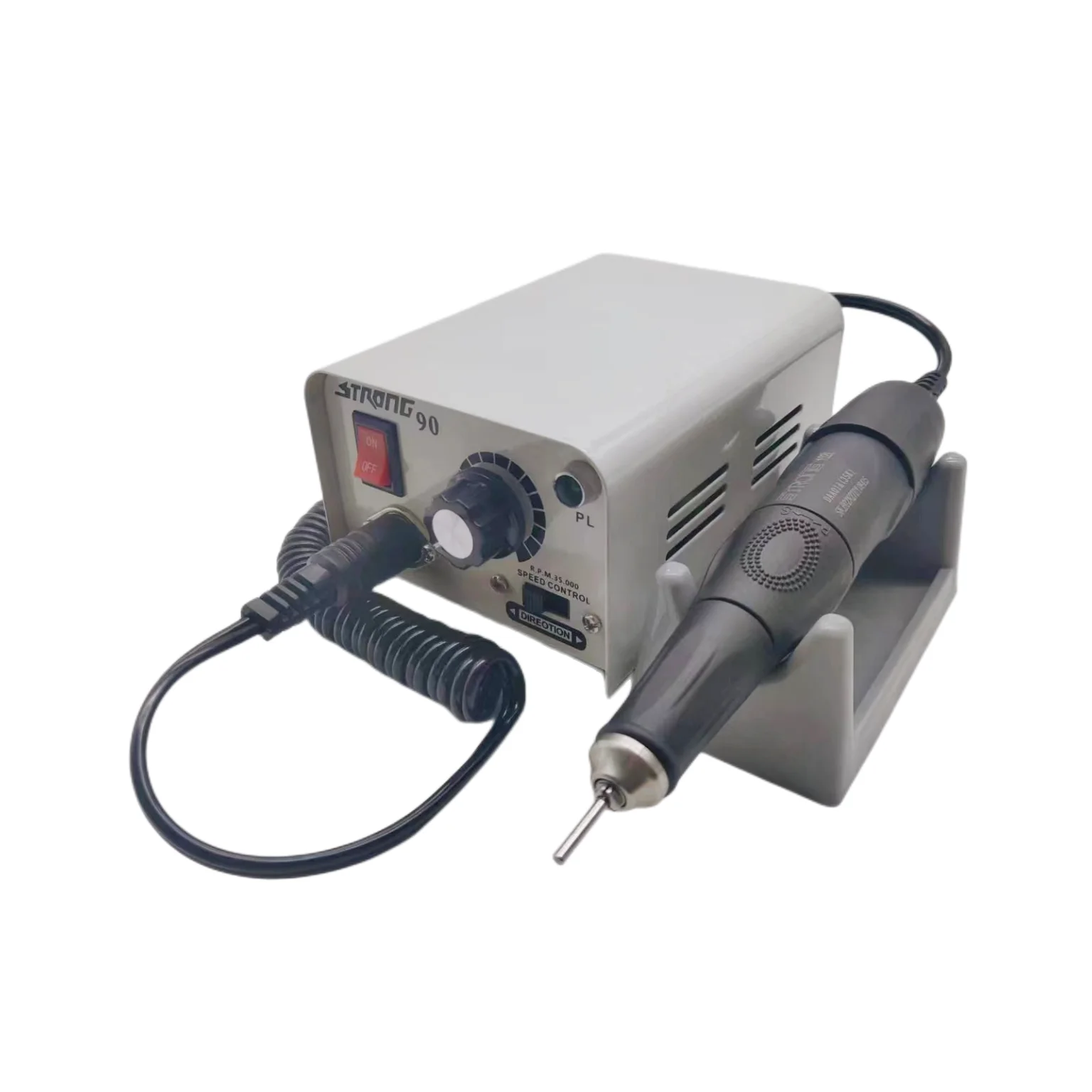 65W Sterke 90 Elektrische Nail Boor 40000Rpm Sterke 102L Handvat Nagel Enhancement En Pedicure Machine Professionele Nail Apparaat