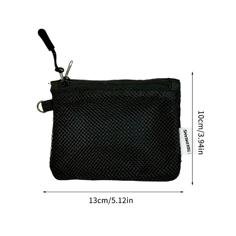 คู่ซิปตาข่ายหูฟังป้องกันกระเป๋ามินิแต่งหน้ากระเป๋า Home Travel กระเป๋าเหรียญลิปสติกกระเป๋า