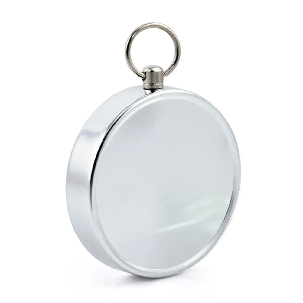 

2 PCS Compass Keychain Creative Keyring Portable Hanging Pendant Outdoor Aluminum Alloy