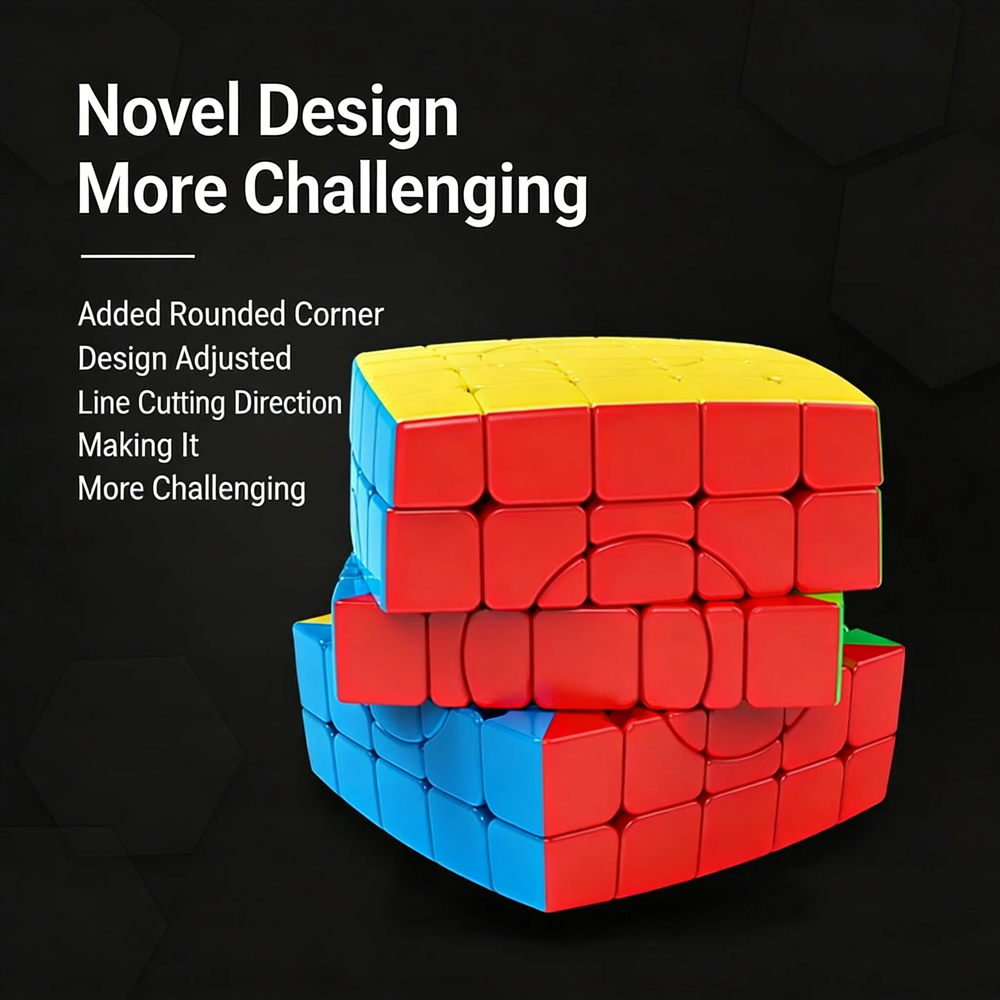 SENGSO 5x5 크레이지 큐브 1.0/2.0/3.0/4.0 업그레이드 에디션 - 다양한 플레이스타일, 스티커 없음, 다채로운 고난이도 퍼즐 장난감