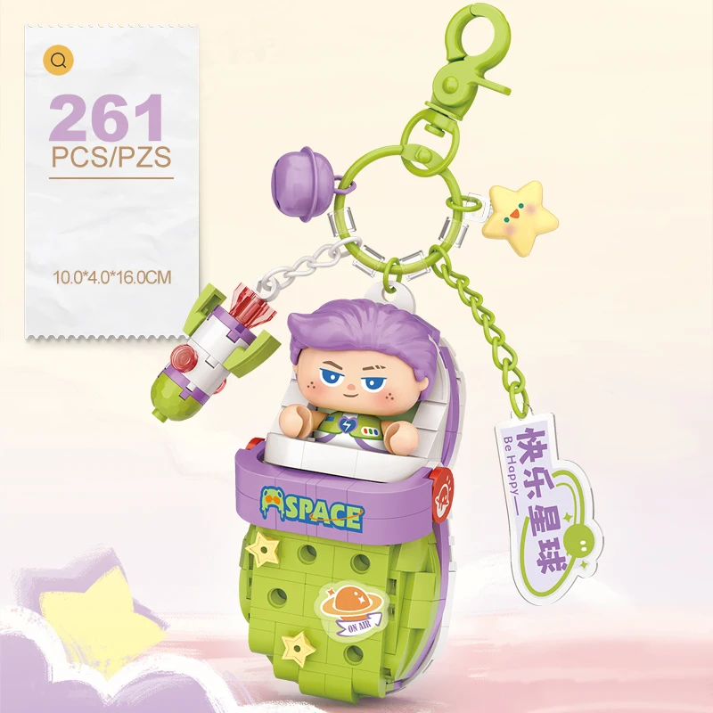 ตัวต่อ LOZ พวงกุญแจ ของตกแต่งบ้าน รองเท้าแตะ จี้ โมเดลประกอบ ของเล่นเสริมพัฒนาการ สำหรับเด็กชายและเด็กหญิง ของขวัญวันเกิด