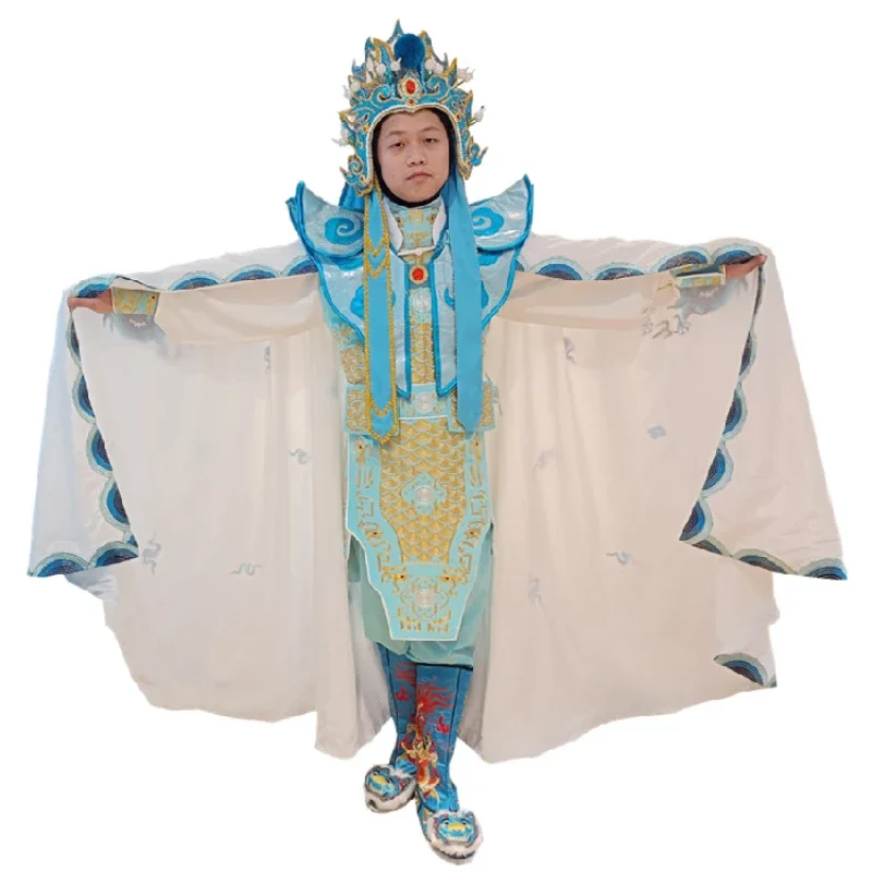 Fish scale armor, send a full set of teaching videos, and a full set of Sichuan opera face-changing costumes.