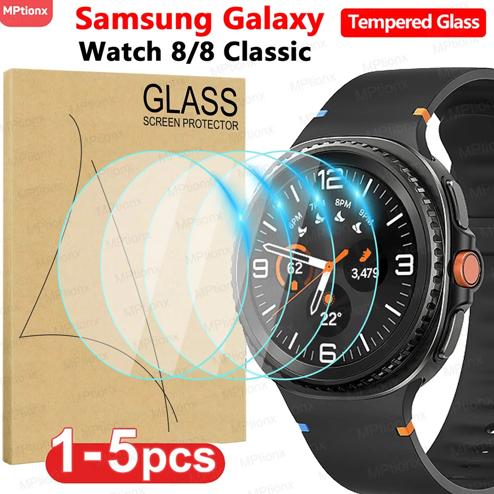 

Tempered Glass for Samsung Galaxy Watch 8 40mm 44mm HD Screen Protector Film Anti-Scratch for Galaxy Watch 8 Classic 46mm