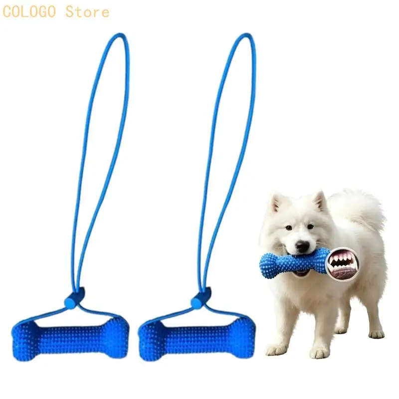 Daily Use Dog Chew Toy Set, 2 Pack with Raised Texture Item Home D0LD