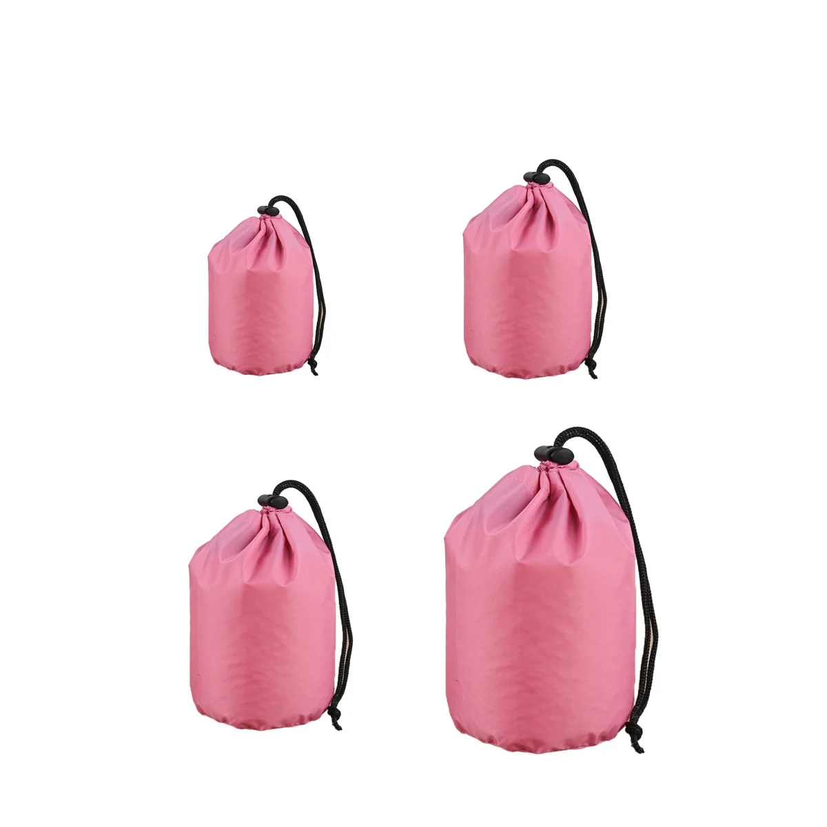 Drawstring Storage Solution Set of 4 Dustproof Nylon Bags Designed For All Your Camping Needs In Various Sizes