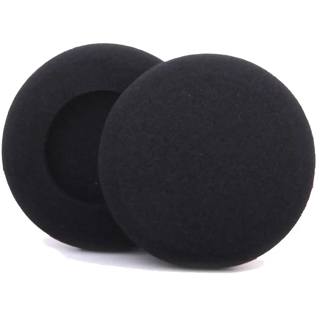 Piezas de cubierta de esponja para auriculares, almohadillas negras para los oídos, reemplazo de espuma portátil, 3-6cm, 1 par de accesorios