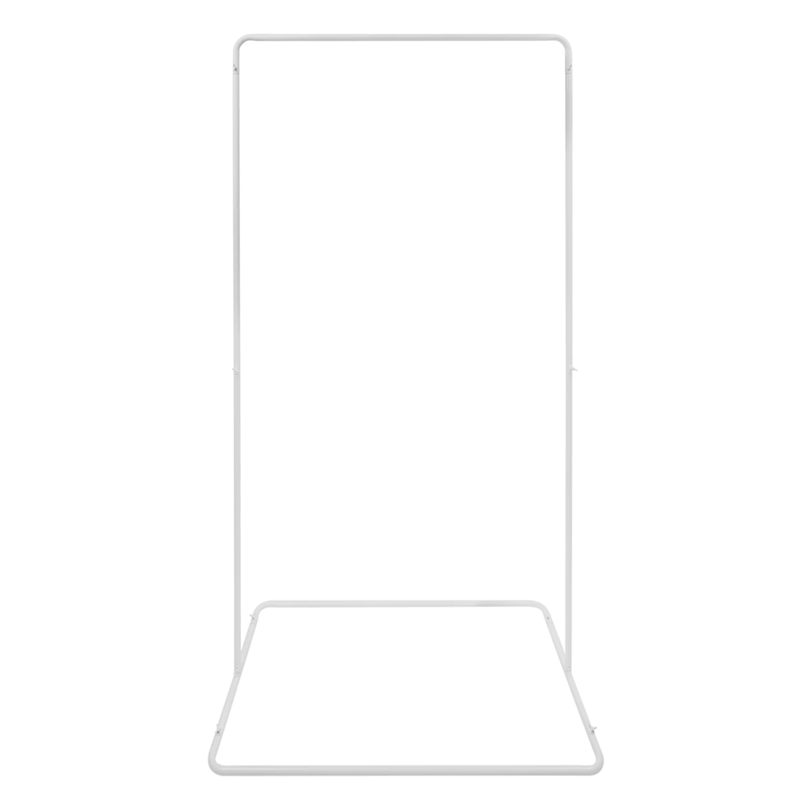 حامل خلفية لحفلات الزفاف باللون الأبيض بطول 2 متر، حامل زهور بإطار معدني مستطيل بطول 5 كجم لتزيين كشك الصور للحفلات