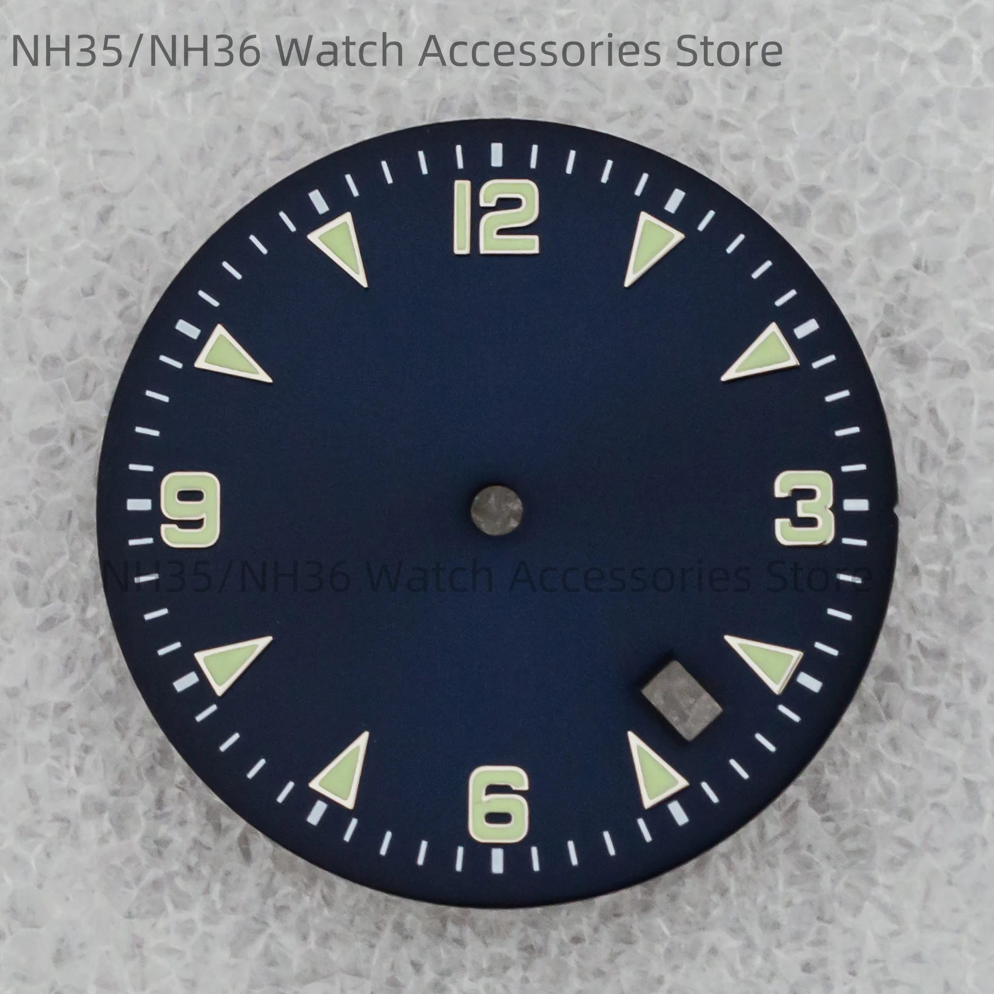 NH35 Dial Hands 32mm Watch Dial Hands Luminous Pointers for Mod fifty fathoms Watch Case fit NH35 Movement Replacements Repair