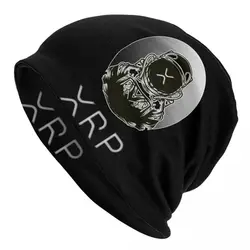 Ripple XRP To The Moon Skullies Beanies Caps Unisex Winter Warm Knitted Hat Hip Hop Adult Bitcoin Bonnet Hats Outdoor Ski Cap