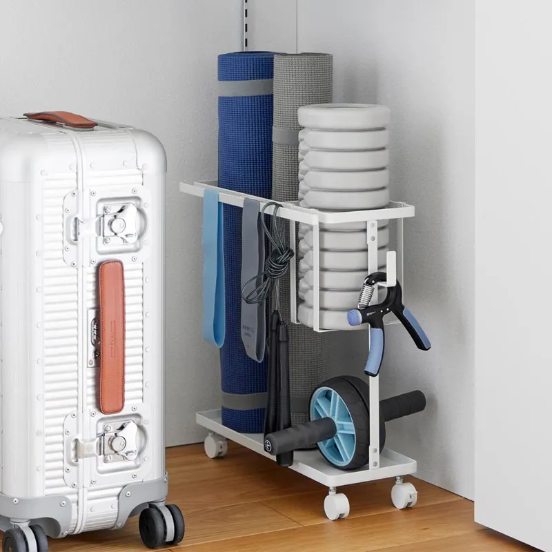 

Household Yoga Mat Storage Basket Organizing Box Foam Shaft Sports Sporting Goods Fitness Equipment Tools Shelf