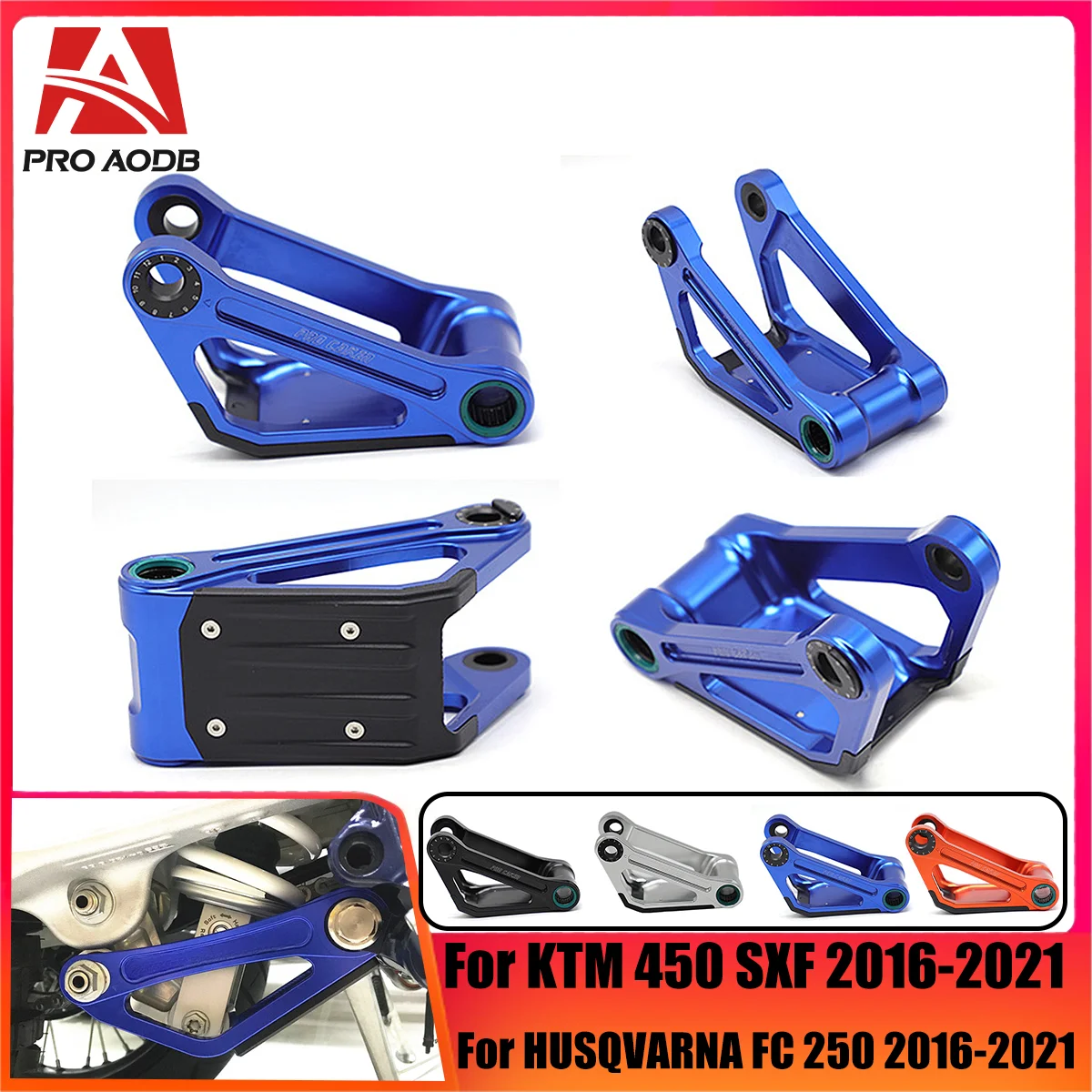 

Motorcycle Rear Lowering Kit Lower Link Adjustable For KTM SX SXF XC XC-F 125 250 350 450 For HUSQVARNA FC TC FE TE FX 2012-2021