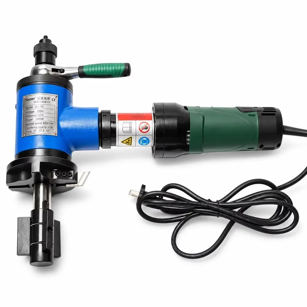 TIE-30 Portable Small Diameter Tube Beveling Machine Pipe End Preparation Tool for Fabrication Workshop