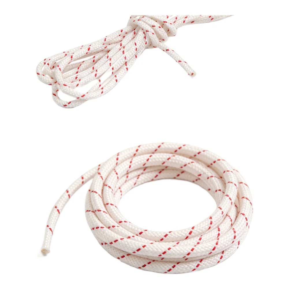 45mm*2m Nylon Pull Starter Rope Recoil Engine Start Cords For 430/520 Trimmer Cutter Chainsaws Lawn Mower Engine