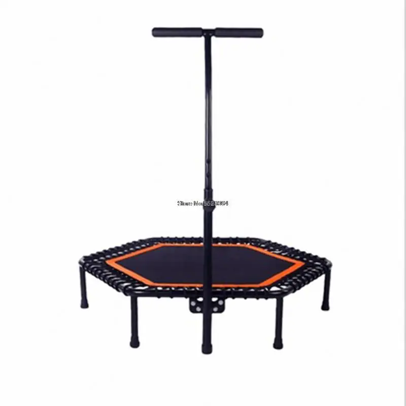 Outdoor Family Fitness Quiet Armrest Ground Armrest Adult Sports Weight Loss Device Hexagonal Trampoline