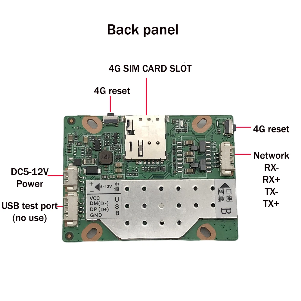 3G 4G SIM Card Surveillance CCTV Camera Repair Parts PCB Module Mainboard Replacement Signal Motherboard Chip ALK_AF790_V2.5