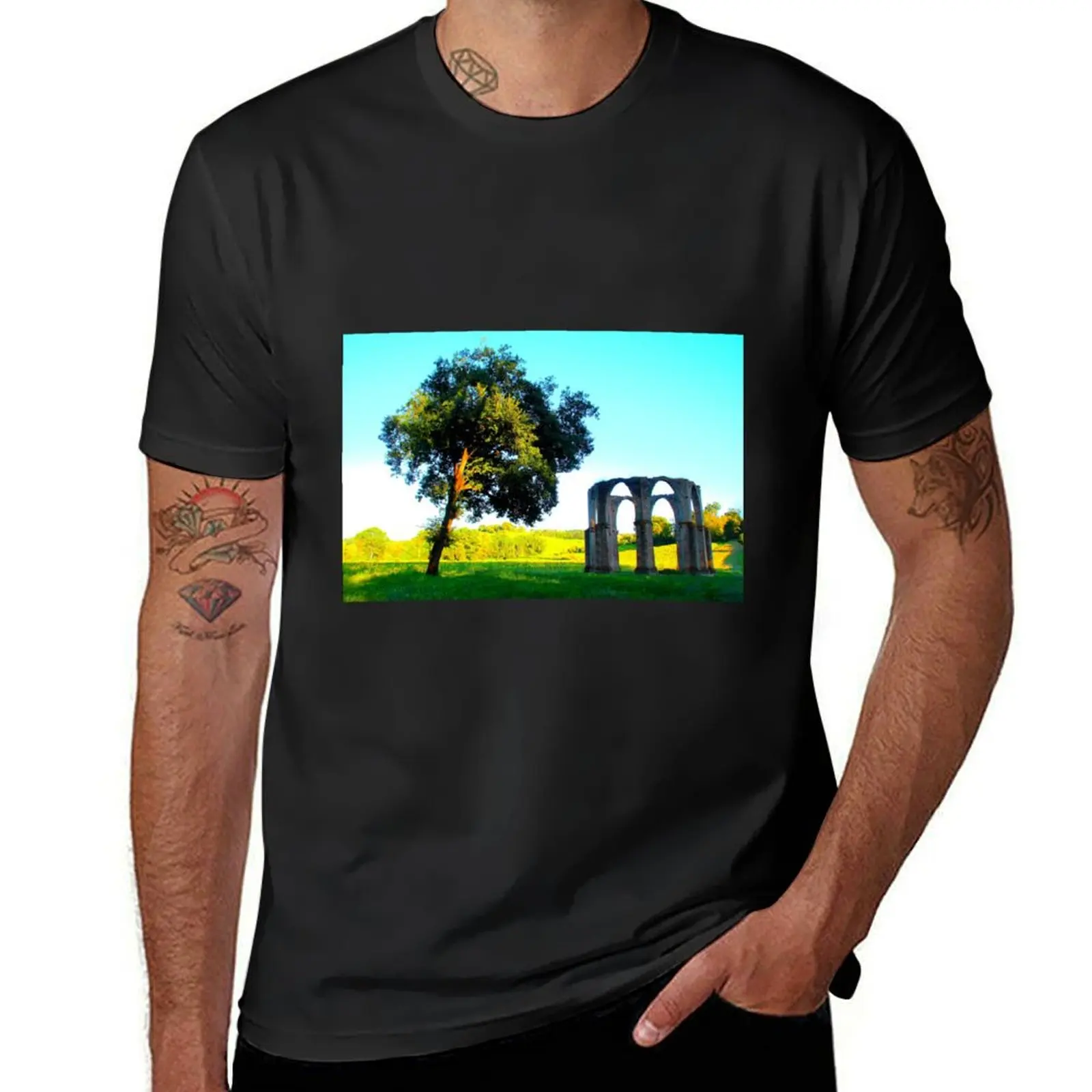 Chiesa Madonna delle Cataste in Ponzano di Fermo, Italy T-Shirt Short sleeve tee cute tops mens clothing