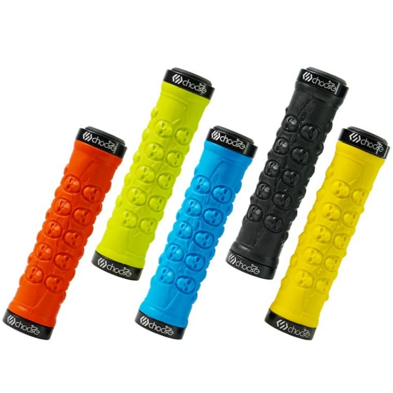 Chooee Fahrradlenkergriffe – Lock-On MTB-Griffe 22,2 mm, rutschfeste, stoßdämpfende Fahrradgriffe für Mountainbike/Rennrad