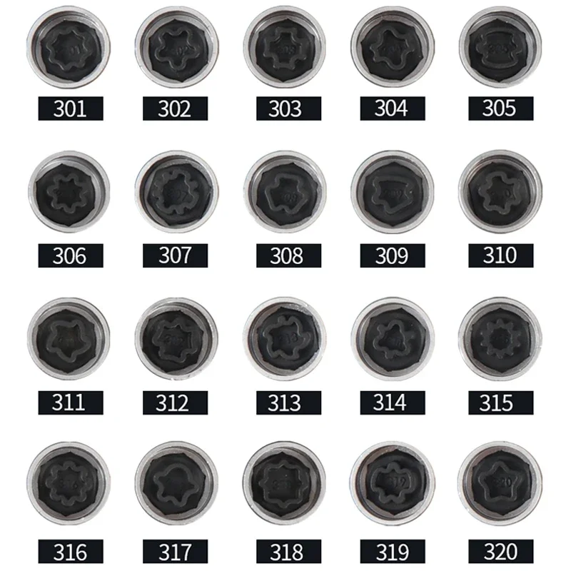 1pc anti-roubo roda parafuso porca de bloqueio adaptador chave para mercedes-benz pneu anti-roubo parafuso chave b c s a e m gl r g-class ferramenta de remoção