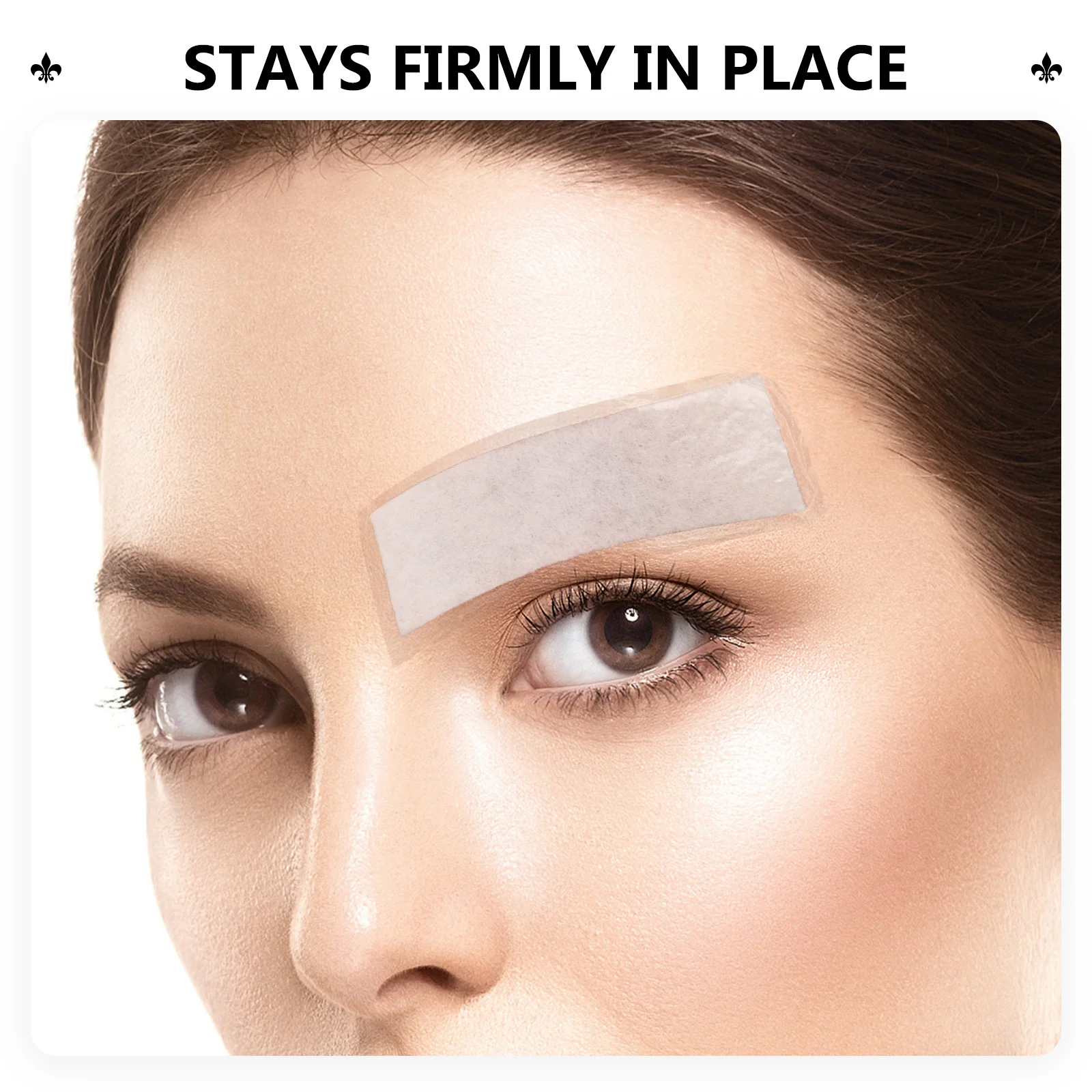 Parches de tela para cejas de 20 piezas, cubiertas de cejas no tejidas transpirables impermeables para rutina de maquillaje y cuidado de cejas post-tratamiento