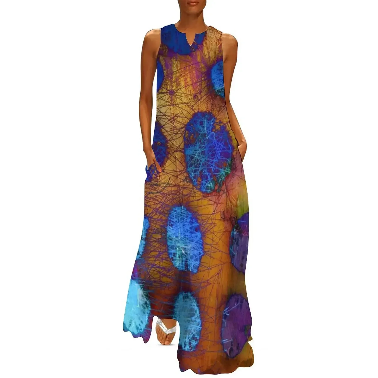 

Dark Bubbles Long Dress womans clothing dresses for official occasions sexy dress women dress