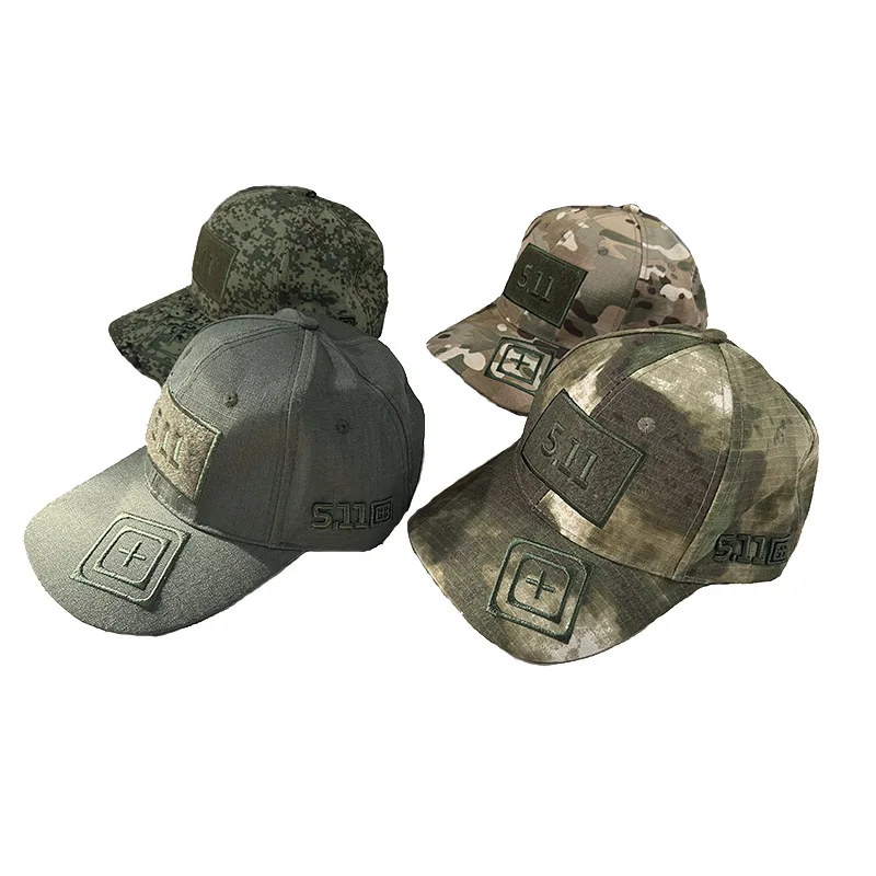 Camouflage Adjustable Baseball Cap Tactical Jungle Hat Fishing Sports Leisure Cap