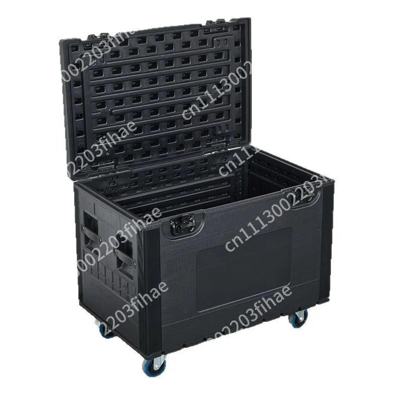 Large PE plastic air box wire spare box bearing consumables outdoor stall waterproof belt wheel toolbox