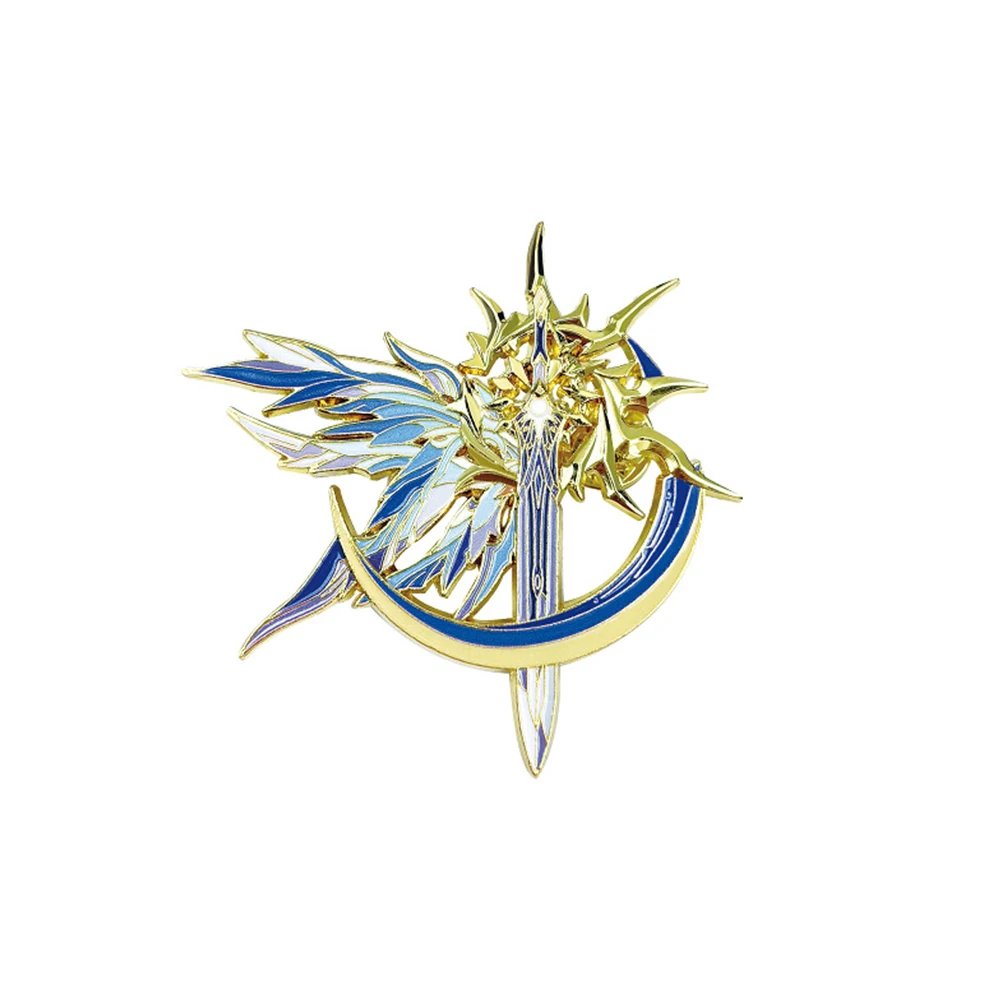 Game Honkai: Star Rail Phainon Qinchen Khaslana Cosplay Badge Metal Brooch Costume Decoration Lapel Pins Unisex Bag Accessories