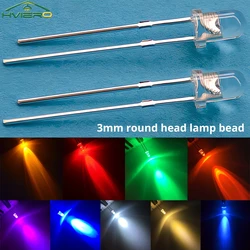 1000pcs F3 3mm Round White Red Yellow Blue Green Bright Light Emitting Diode Assortment Kit Bulb Led Lamp Electronic Component
