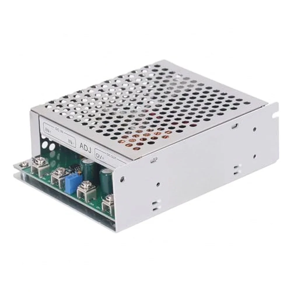 1500W DC-DC Voltage Reduction Module with 50A Output and Integrated Cooling Fan for Industrial Power Conversion