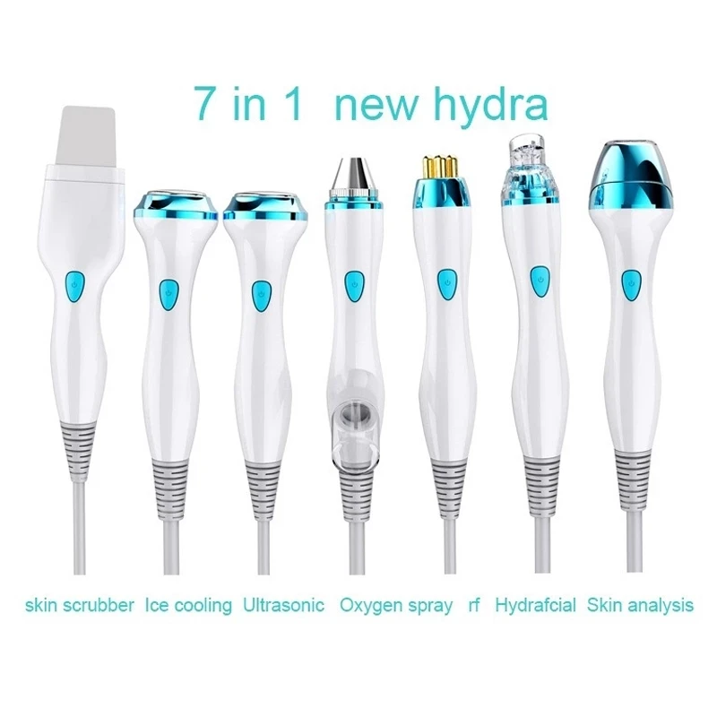 7 in 1 Smart Ice Blue Analyzer Multifunction Facial Machine Diamond Hydra Dermabrasion Facial Aquafacial