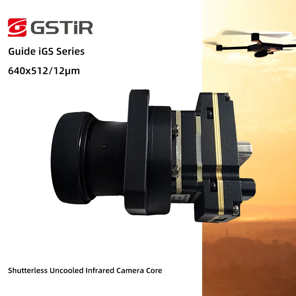 Guideir Easy Integration & Plug-in 384/640 Uncooled Infrared Camera Core USB2.0/DVP/LVDS Image Output Interfaces For UAV Payload