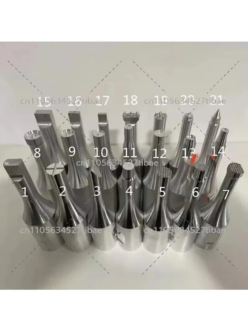 28KHz Ultrasonic Welding Head 81 Screw Plastic Spot Welder Nozzle Accessory, Size Customizable