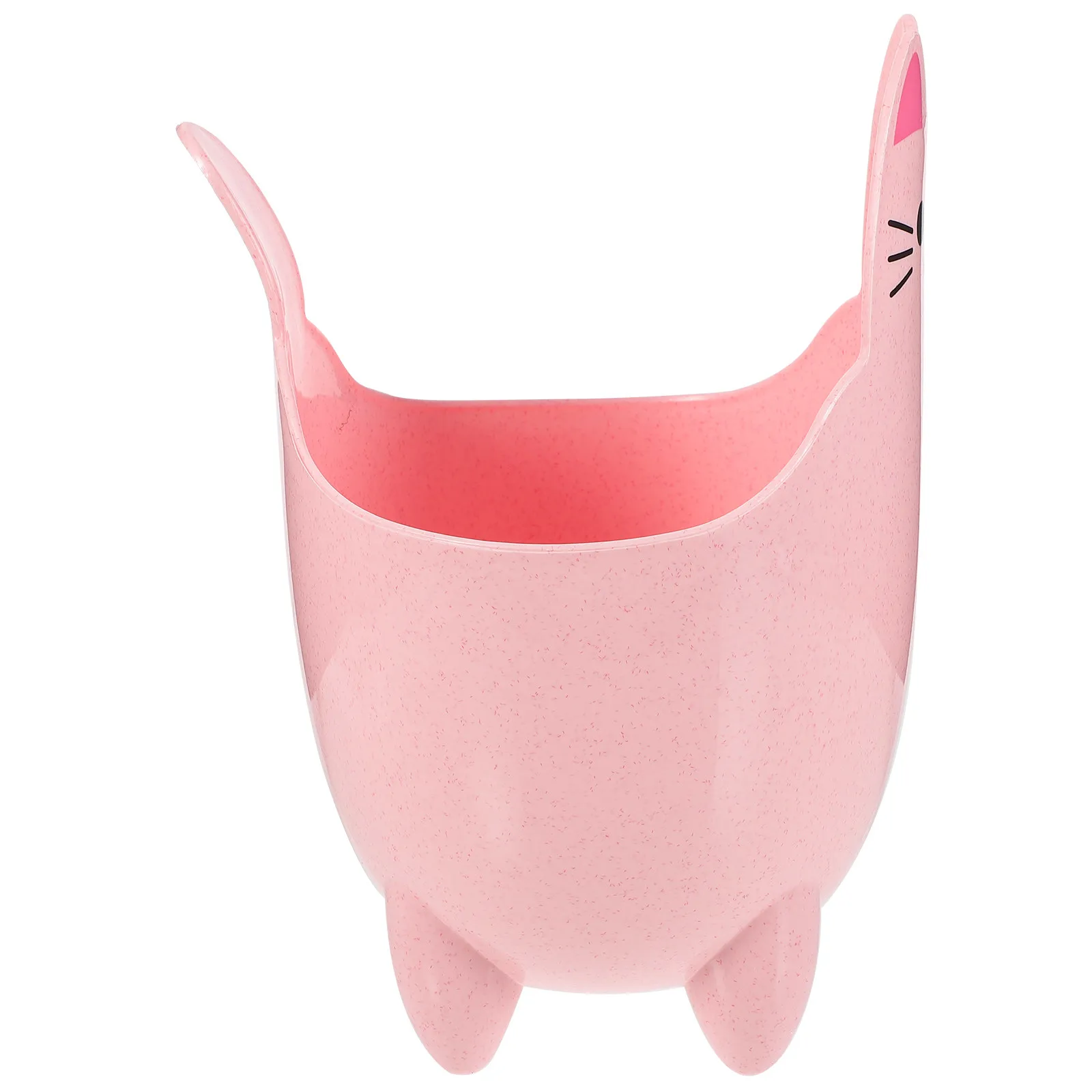 

Desktop Cat Trash Can Mini Tiny Garbage Bin Cartoon Design Compact Plastic Trash Bucket for Desk Classroom Office