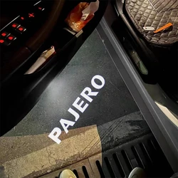 LED Car Door Welcome Shadow Light For Mitsubishi Pajero V87 V93 V97 V80 2007 2008 2009 2010 2011 2012 2013 2014 2021 Accessories