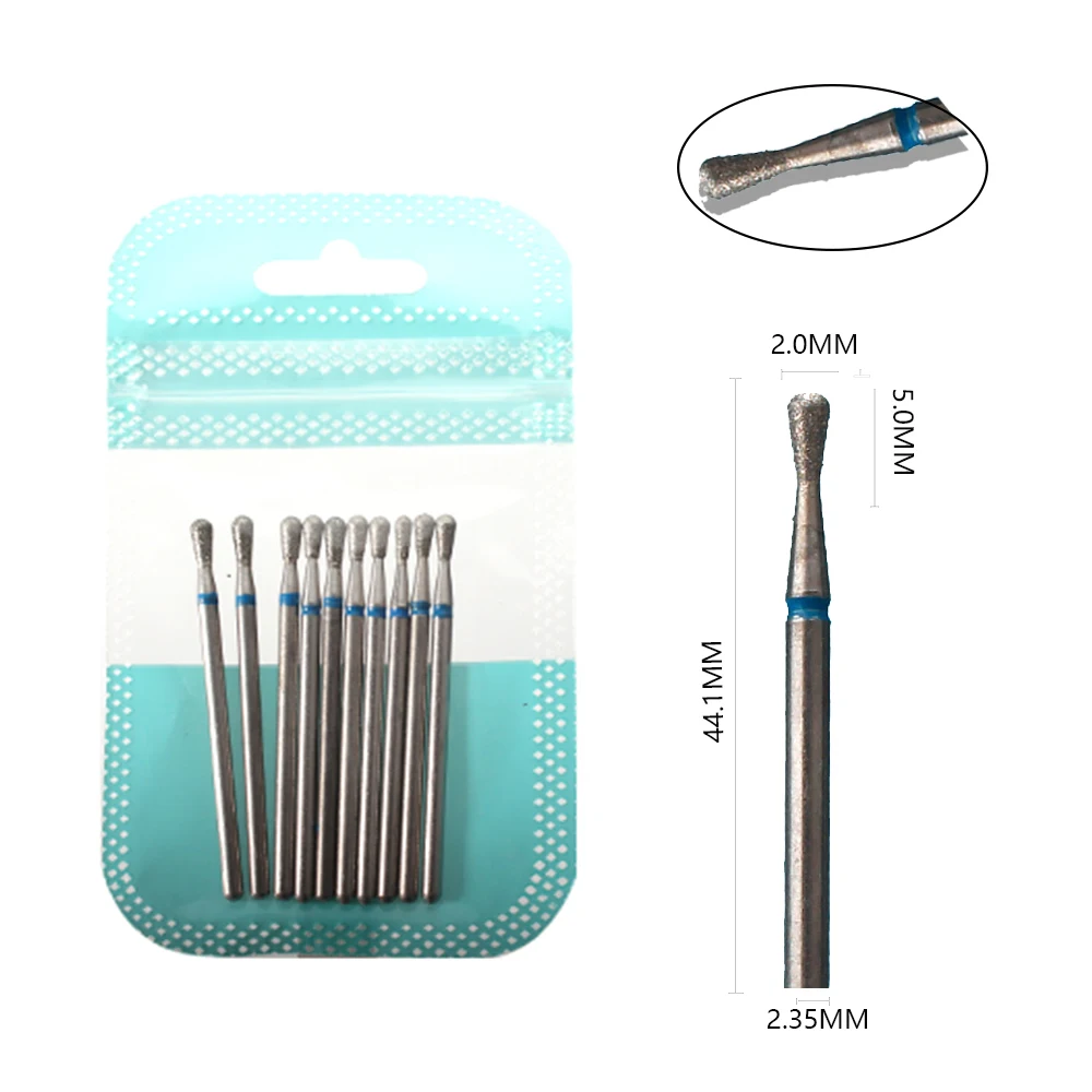 10 stücke Diamant Fräser Nagel Bohrer Set Für Maniküre Zubehör Pediküre Elektrische Maschine Nagel Bit Pinsel Grat Werkzeuge