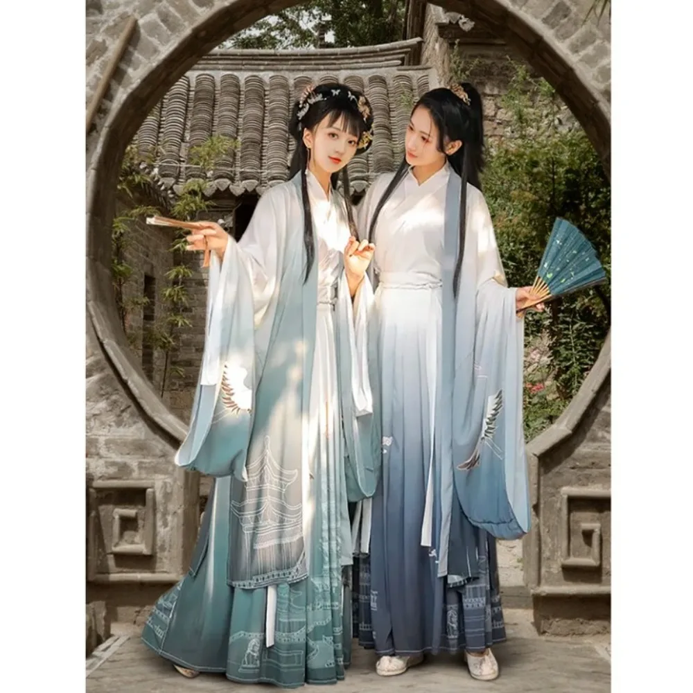 

Vintage Casual Elegant Ethnic Style Fairycore Traditional Chinese Clothing Hanfu Fashion Clothes Dress for Women Streetwear