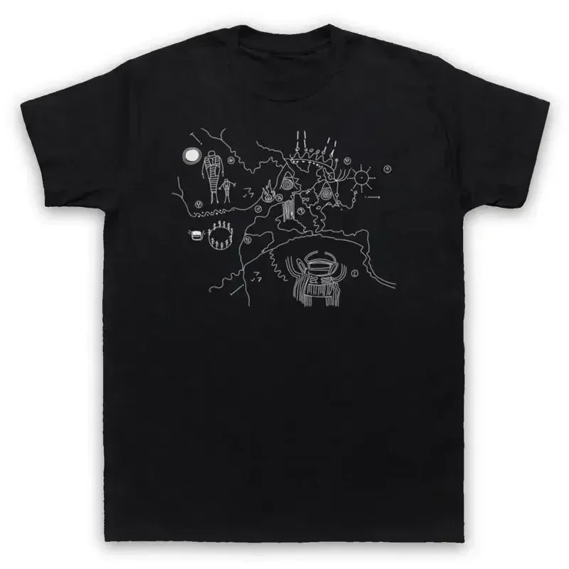 TWIN PEAKS OWL CAVE MAP UNOFFICIAL PICTOGRAM CALENDAR MENS WOMENS T SHIRT