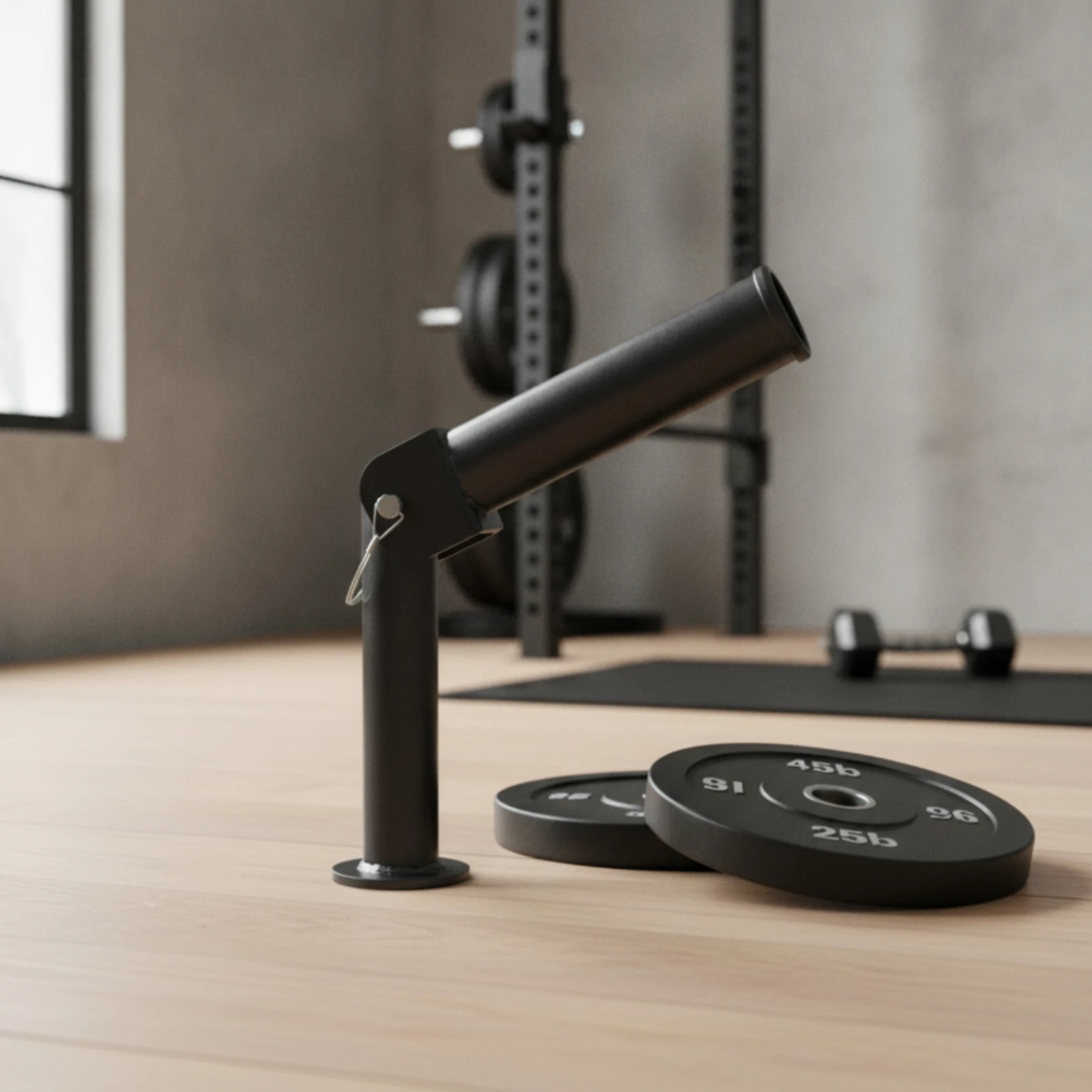 Strength Training Attachment Space-Saving Landmine Barbell Training Attachment Fitness Equipment Versatile