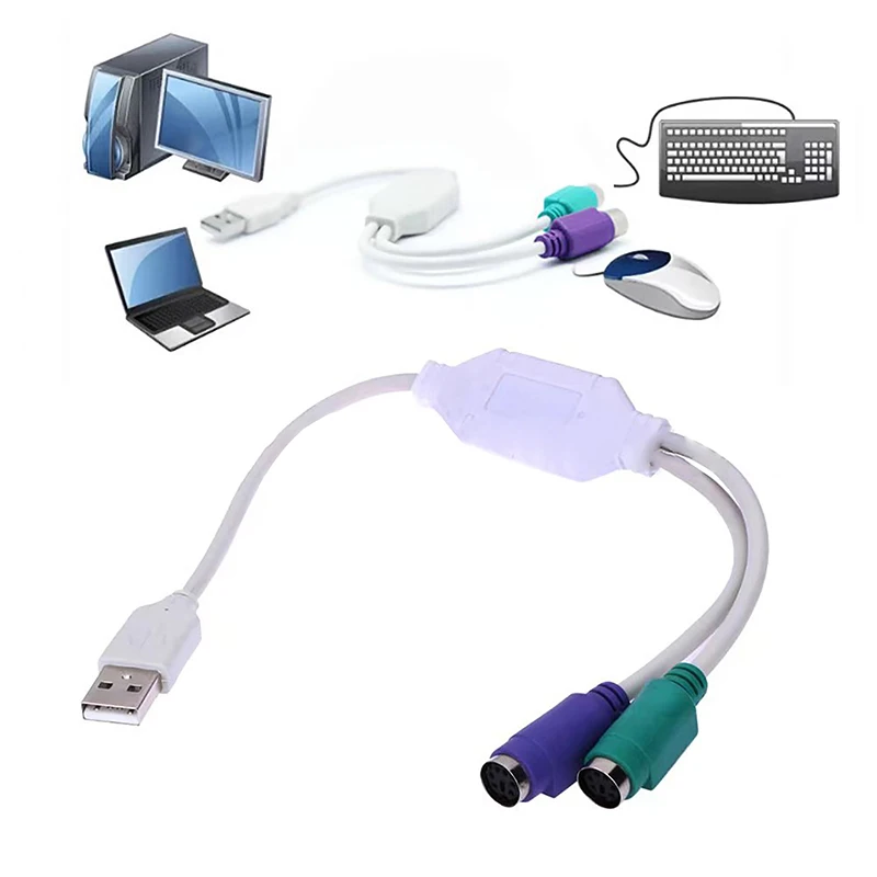Mouse Keyboard USB External To PS2 Internal Converter Cable Converter Adapter Keyboard Mouse Scanner USB Expansion Cable