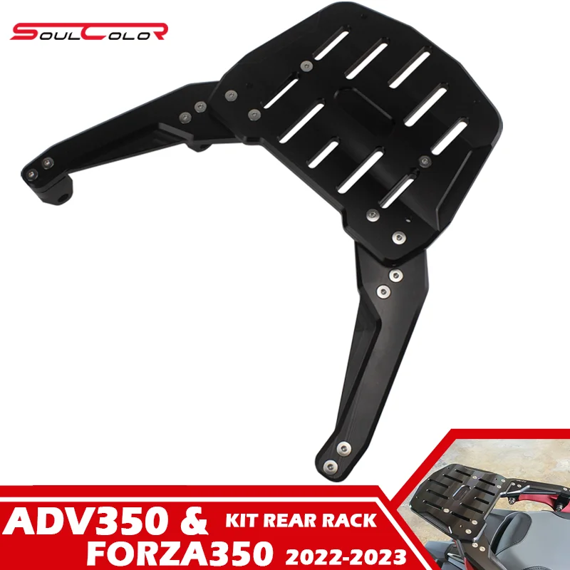 

Motorcycle Kit Rear Luggage Rack Carrier Support Shelf Holder Trunk Bracket Fits For ADV350 ADV-350 FORZA350 22‘-23’ 2022 2023