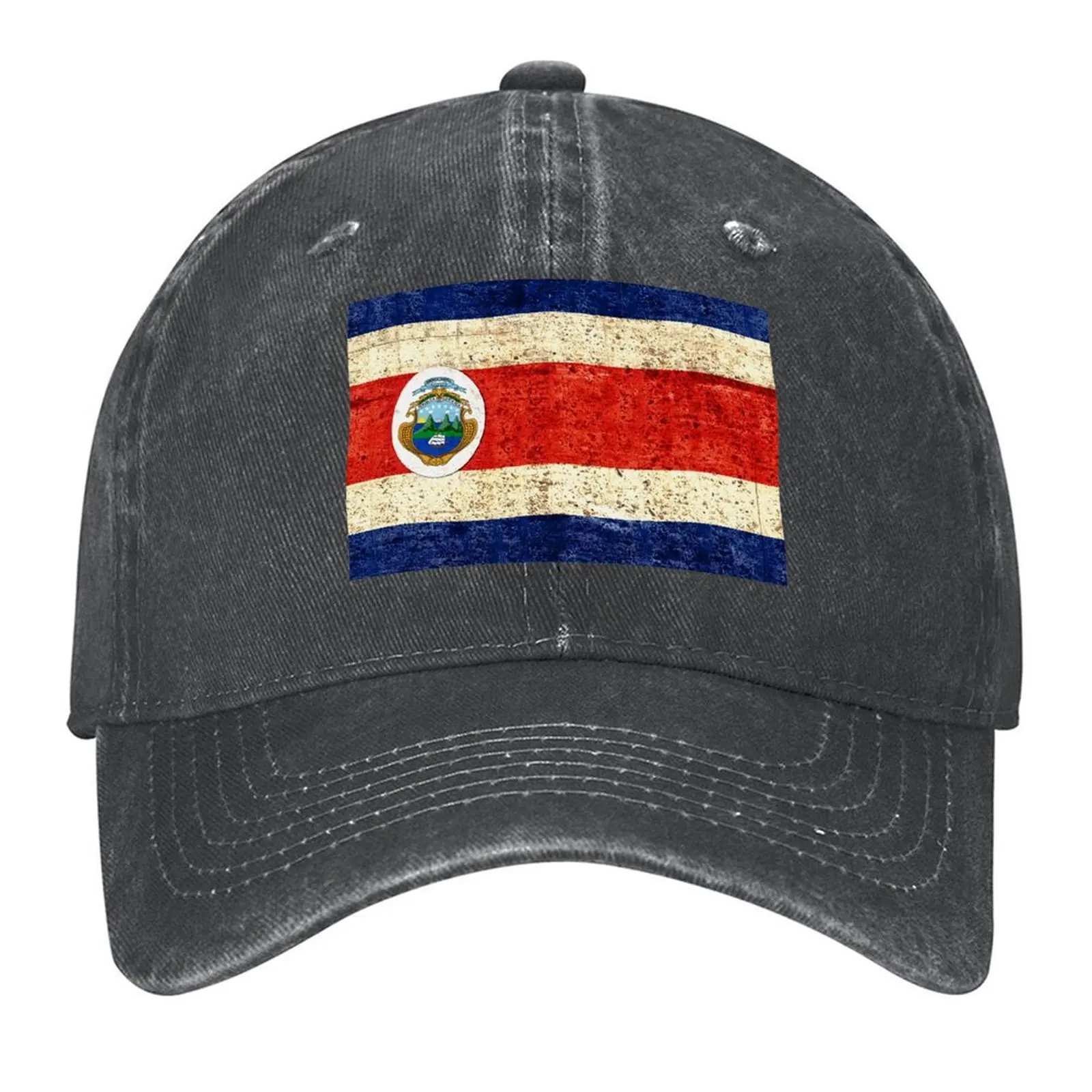 

Flag of Costa Rica,Patriotic Gift Baseball Cap Trucker Cap Hat Beach Sports Cap Anime Men's Baseball Women's