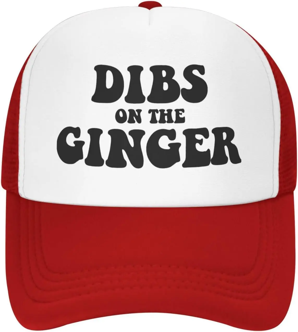 Dibs On The Ginger Trucker Hat Divertida gorra de béisbol de malla ajustable al aire libre regalo para adultos